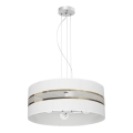 Lámpara colgante ULTIMO 3xE27/60W/230V blanco