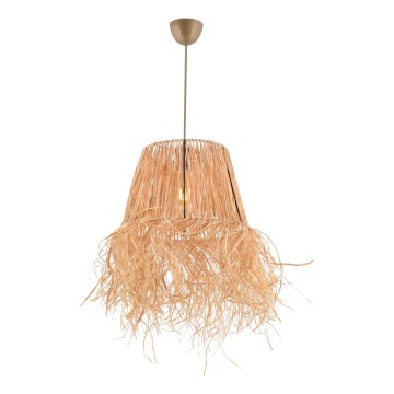 Lámpara colgante VALANCE 1xE27/40W/230V marrón
