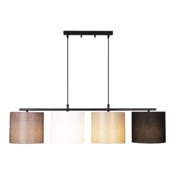 Lámpara colgante VALIZ 4xE27/40W/230V