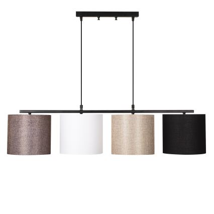 Lámpara colgante VALIZ 4xE27/40W/230V