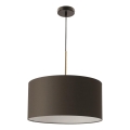 Lámpara colgante VANTI 1xE27/40W/230V marrón
