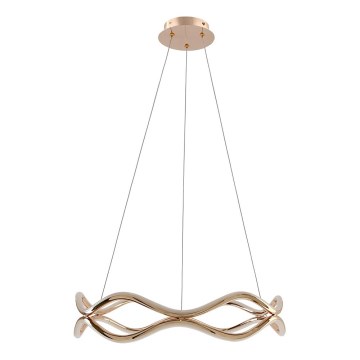 Lámpara colgante VAVE LED con cable, 28W/230V, oro rosa