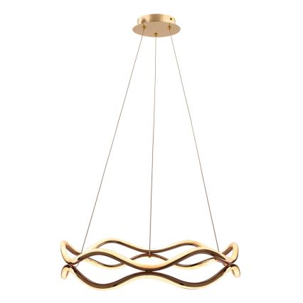 Lámpara colgante VAVE LED con cable, 28W/230V, oro rosa
