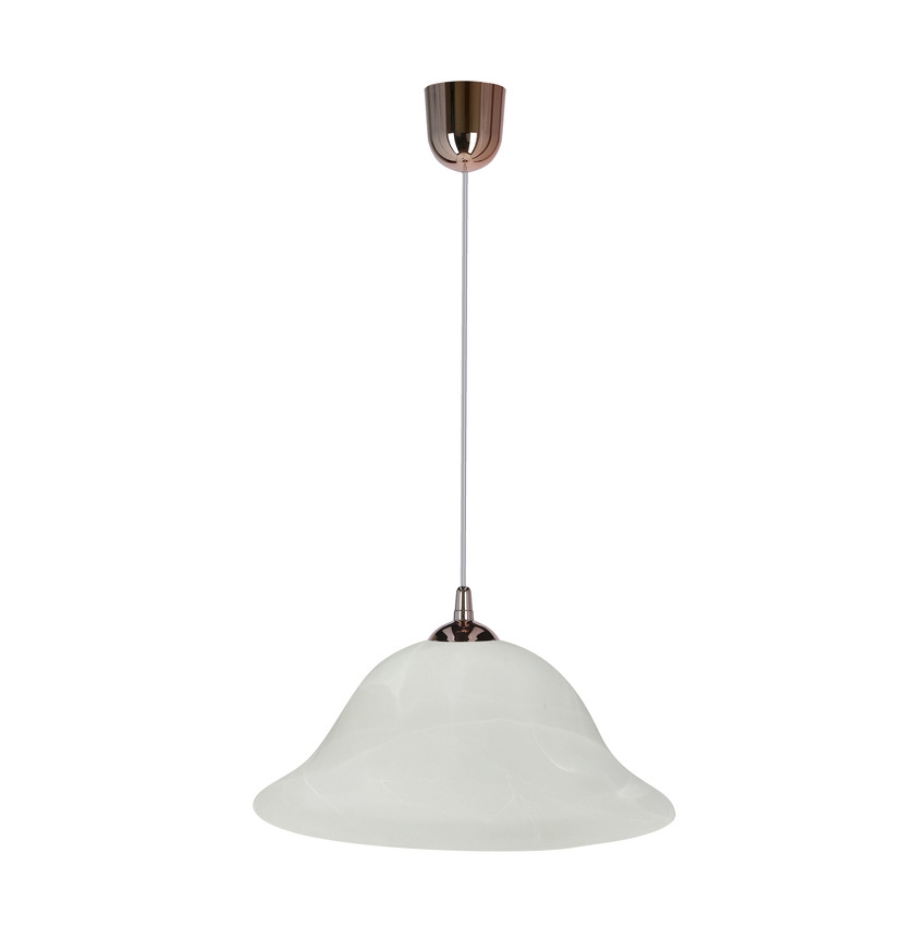 Lámpara colgante VERA 1xE27/60W/230V cobre/blanco
