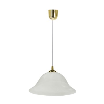 Lámpara colgante VERA 1xE27/60W/230V dorado/blanco