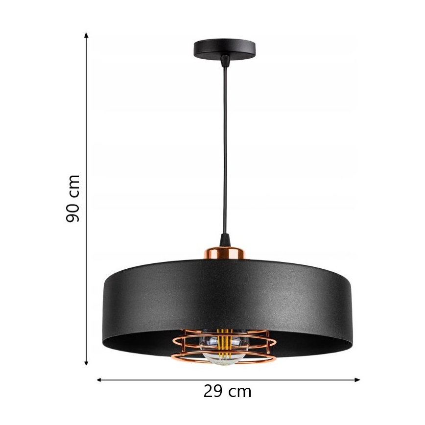 Lámpara colgante VEST 1xE27/60W/230V