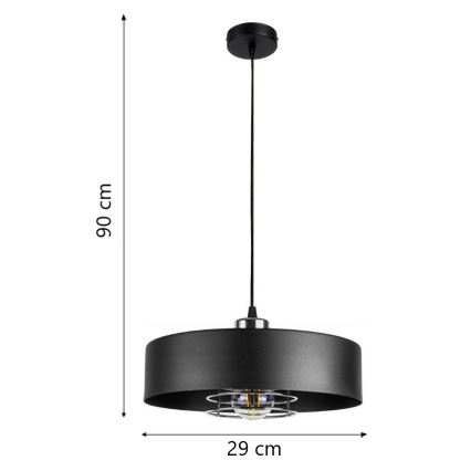 Lámpara colgante VEST 1xE27/60W/230V