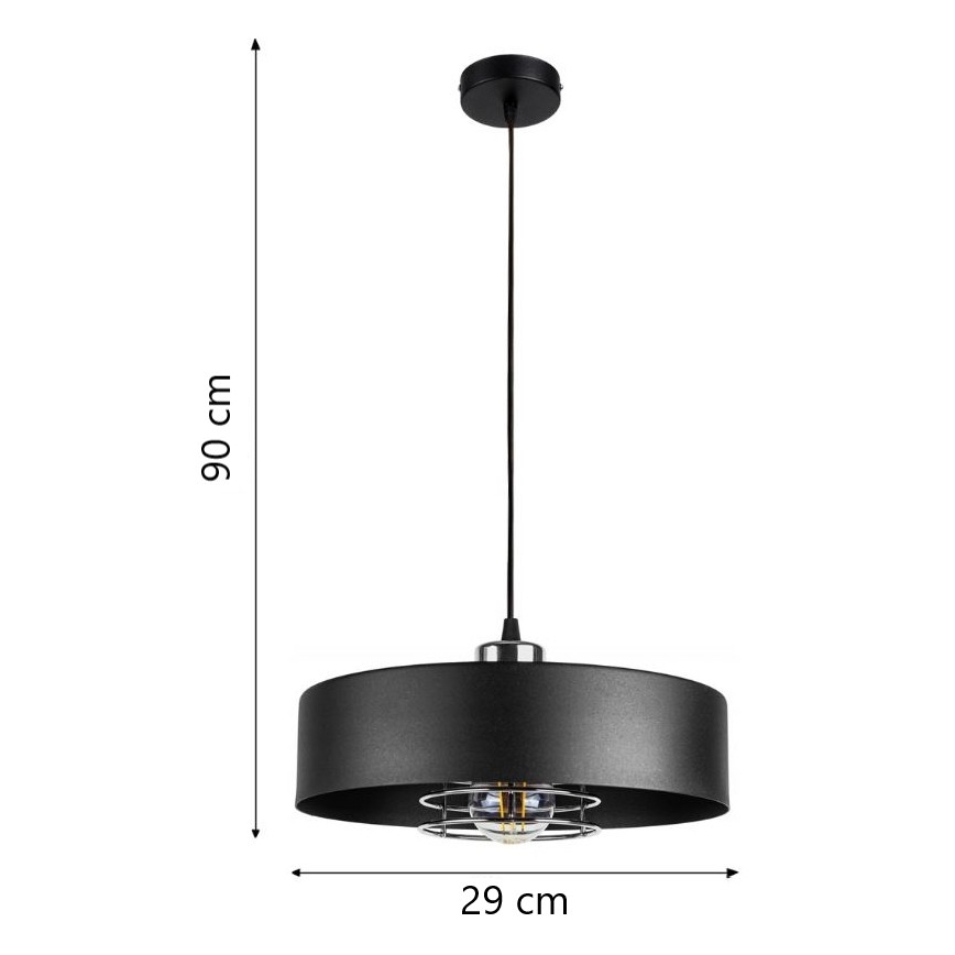 Lámpara colgante VEST 1xE27/60W/230V