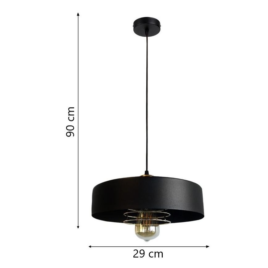 Lámpara colgante VEST 1xE27/60W/230V