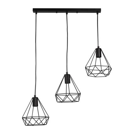 Lámpara colgante VIGO 3xE27/20W/230V