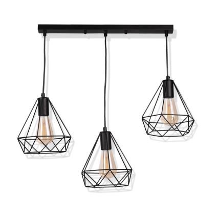 Lámpara colgante VIGO 3xE27/20W/230V