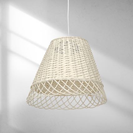 Lámpara colgante VIMINI 1xE27/40W/230V ratán