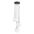 Lámpara colgante VOLDA 3xE14/10W/230V diá. 28 cm latón