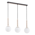 Lámpara colgante VOLDA 3xE14/40W/230V latón