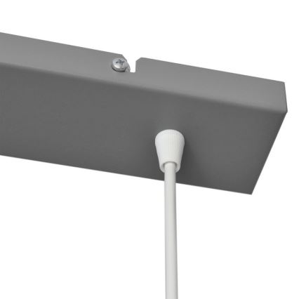 Lámpara colgante VOLTA 2xE27/15W/230V gris