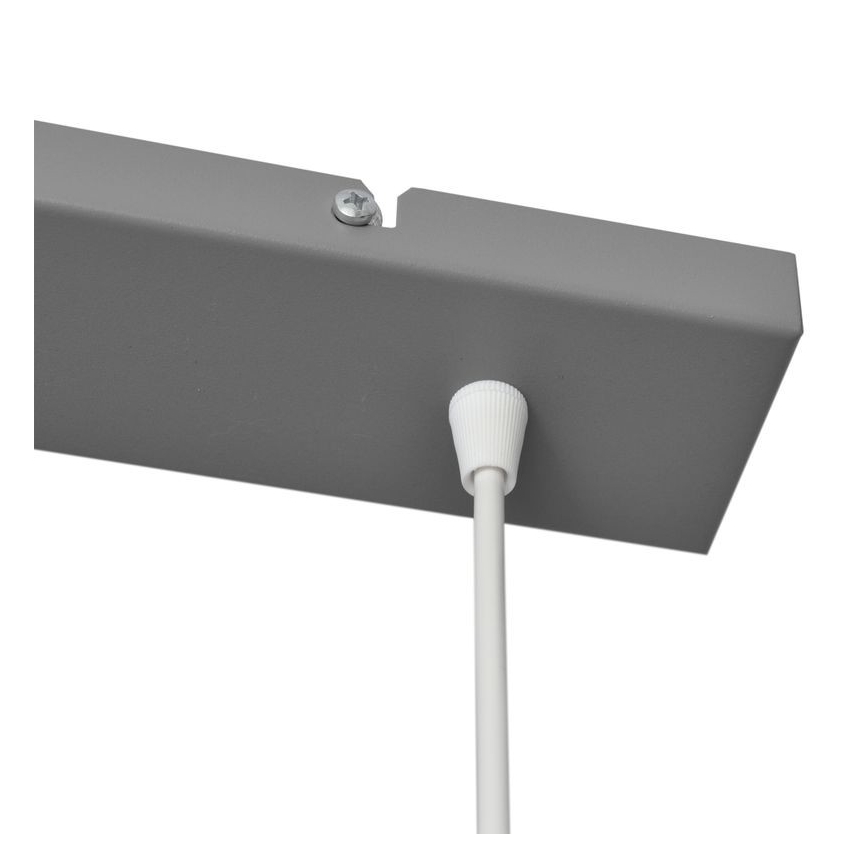 Lámpara colgante VOLTA 2xE27/15W/230V gris