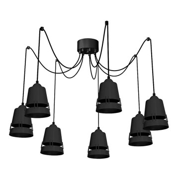 Lámpara colgante WALET 7xE27/60W/230V araña
