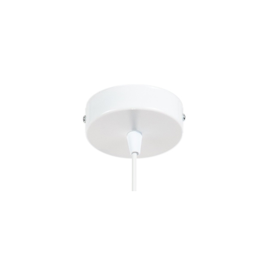 Lámpara colgante WILL 1xE27/60W/230V blanco