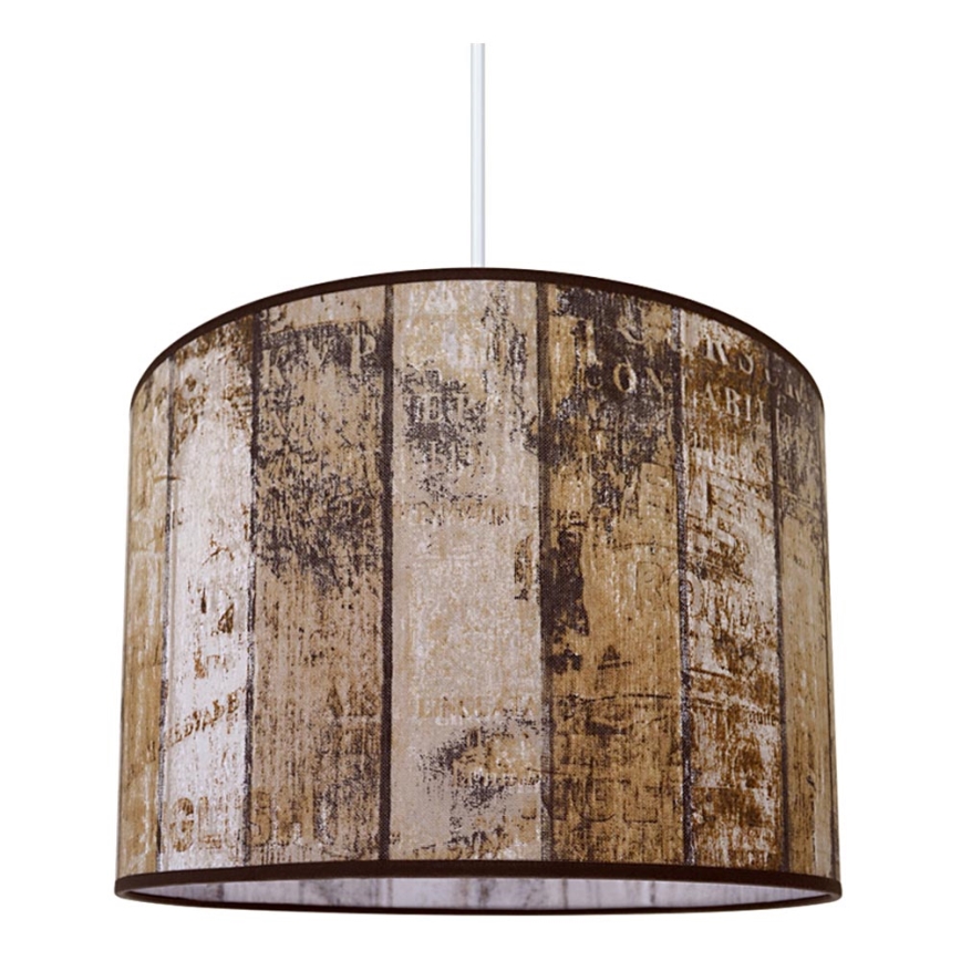 Lámpara colgante WOOD 1xE27/60W/230V