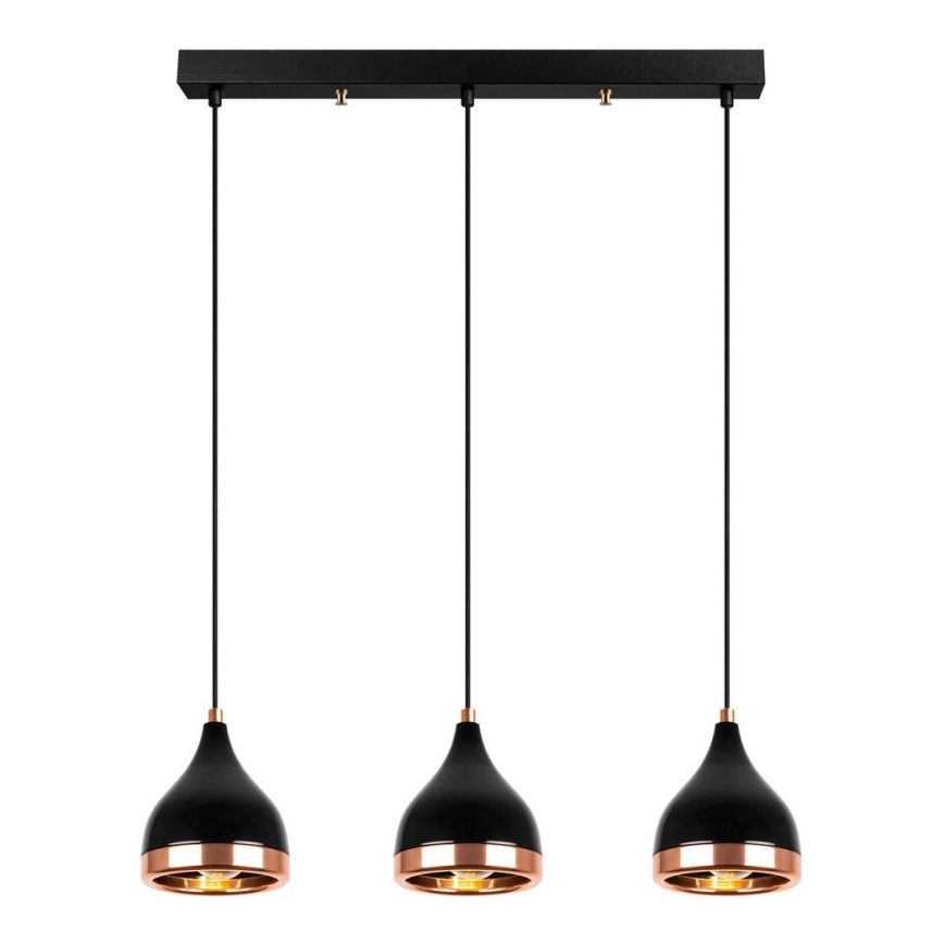 Lámpara colgante YILDO 3xE27/60W/230V