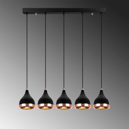 Lámpara colgante YILDO 5xE27/40W/230V