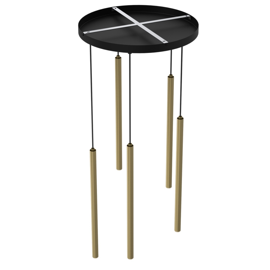 Lámpara colgante YORU 5xG9/8W/230V latón
