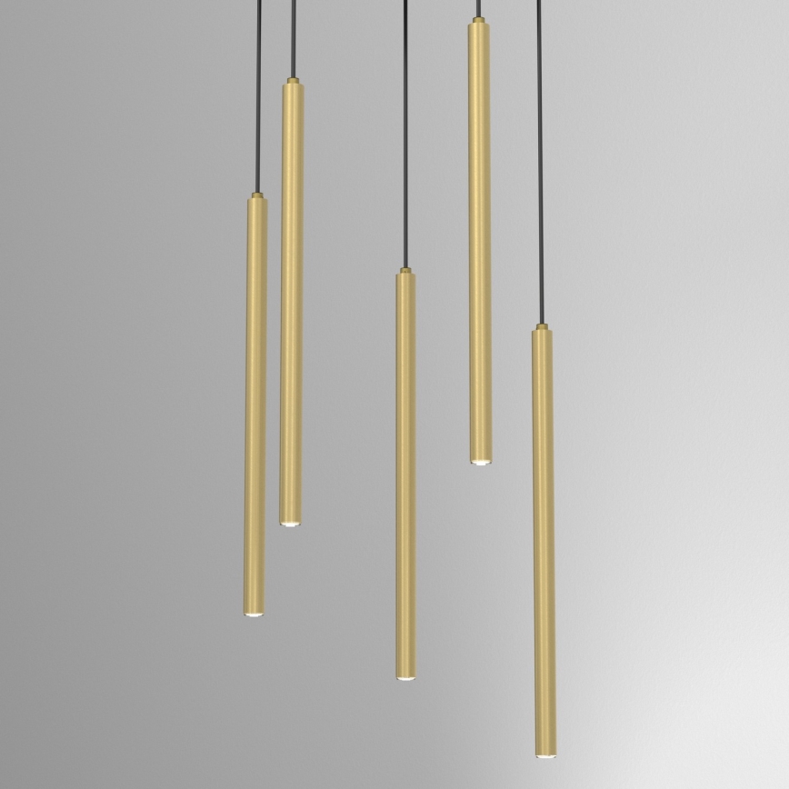 Lámpara colgante YORU 5xG9/8W/230V latón
