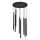 Lámpara colgante YORU 5xG9/8W/230V negro