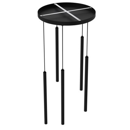 Lámpara colgante YORU 5xG9/8W/230V negro
