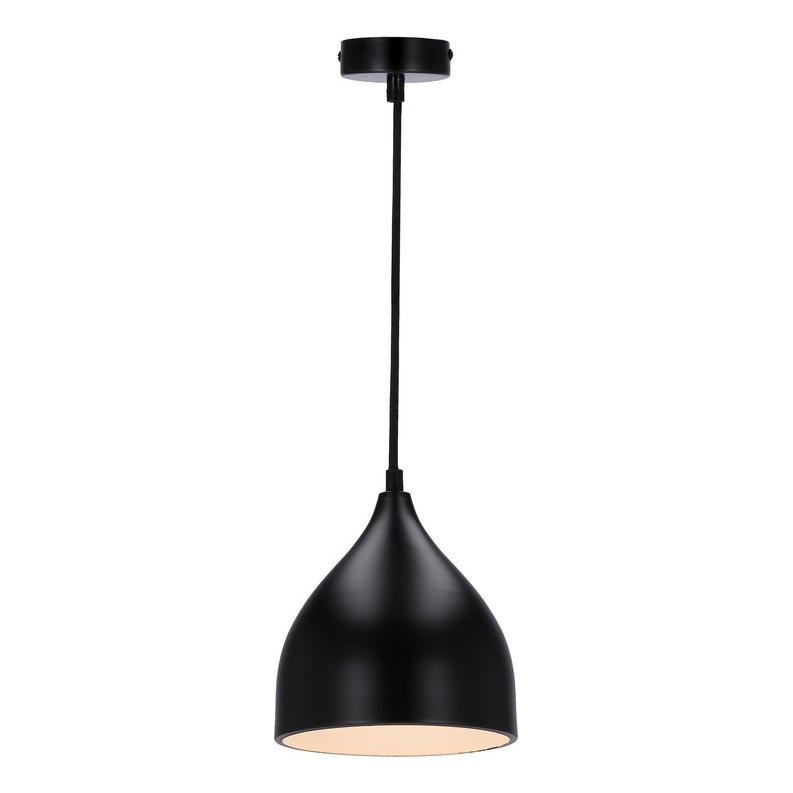 Lámpara colgante YSTAD 1xE27/40W/230V negro