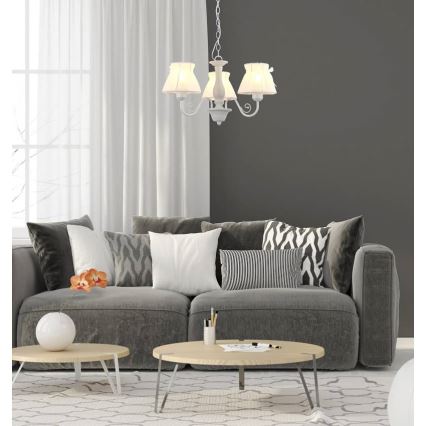 Lámpara colgante ZEFIR 3xE27/40W/230V