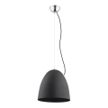 Lámpara colgante ZETES 1xE27/15W/230V negro