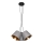 Lámpara colgante ZOMA 3xE27/60W/260V gris/cobre