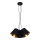 Lámpara colgante ZOMA 3xE27/60W/260V negro/cobre