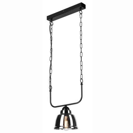 Lámpara con cadena MARIO 1xE27/60W/230V cromo