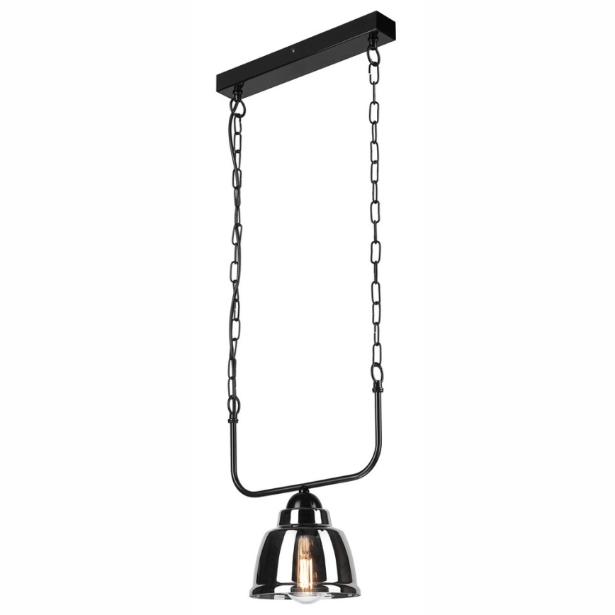 Lámpara con cadena MARIO 1xE27/60W/230V cromo