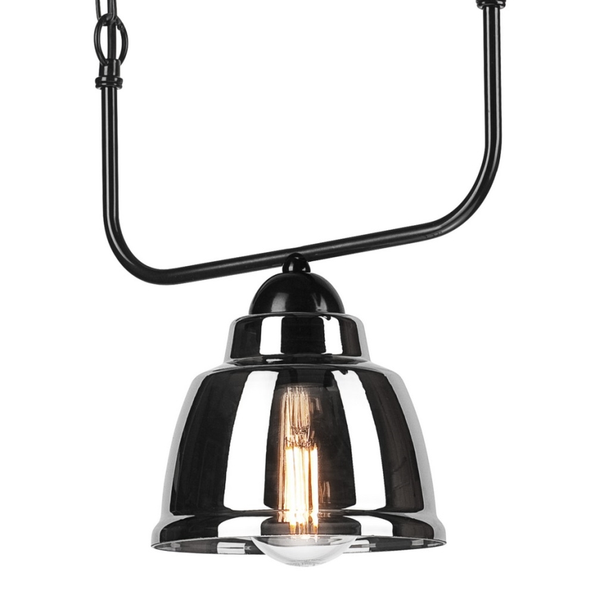Lámpara con cadena MARIO 1xE27/60W/230V cromo