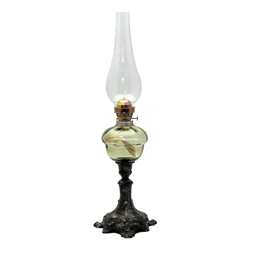 Lámpara de aceite BARBORA 54 cm verde bosque