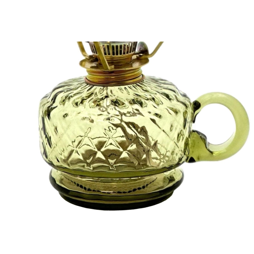 Lámpara de aceite MONIKA 34 cm checks verde bosque