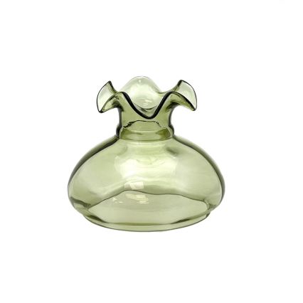 Lámpara de aceite MONIKA 34 cm checks verde bosque