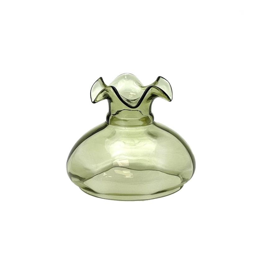 Lámpara de aceite MONIKA 34 cm checks verde bosque