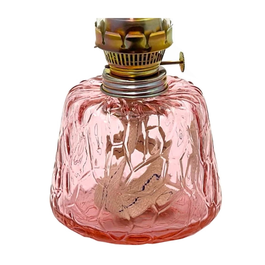 Lámpara de aceite POLY 38 cm rosa