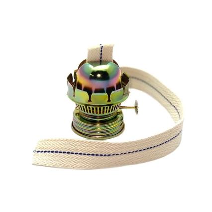 Lámpara de aceite TEREZA 34 cm verde bosque grande krakle