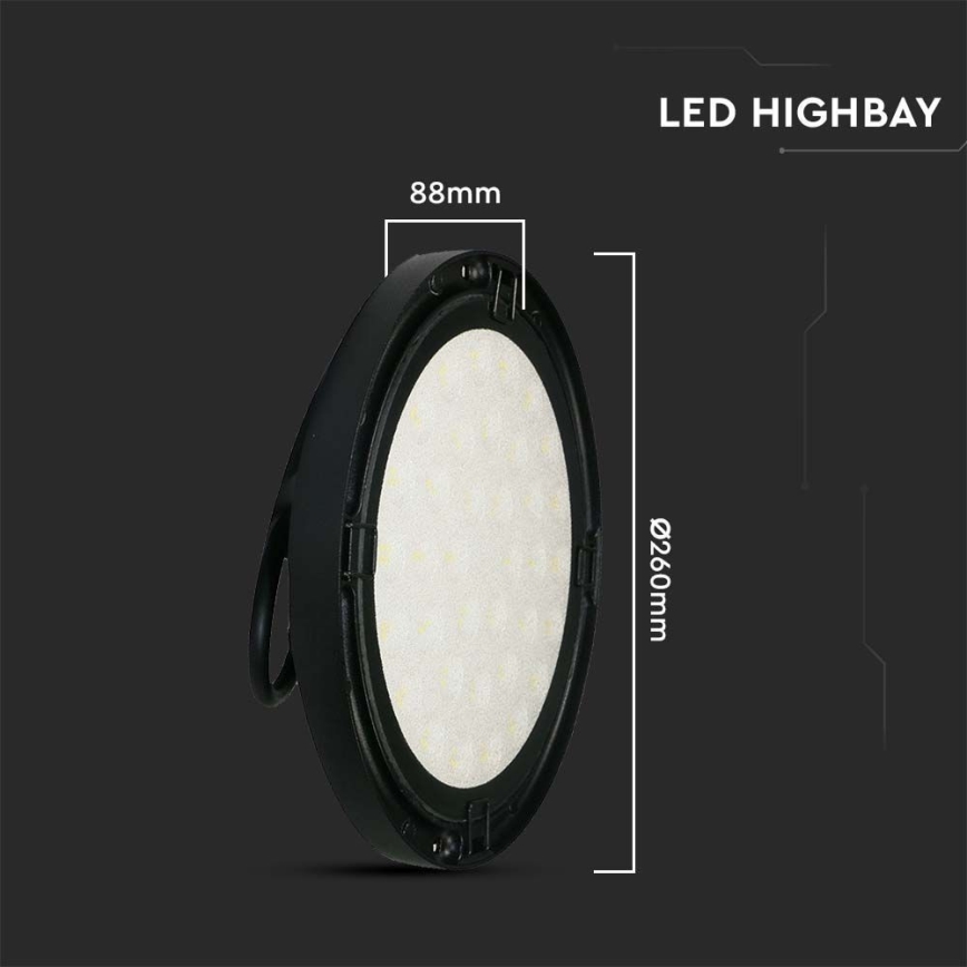 Lámpara de alta resistencia LED High Bay LED/150W/230V IP65 4000K