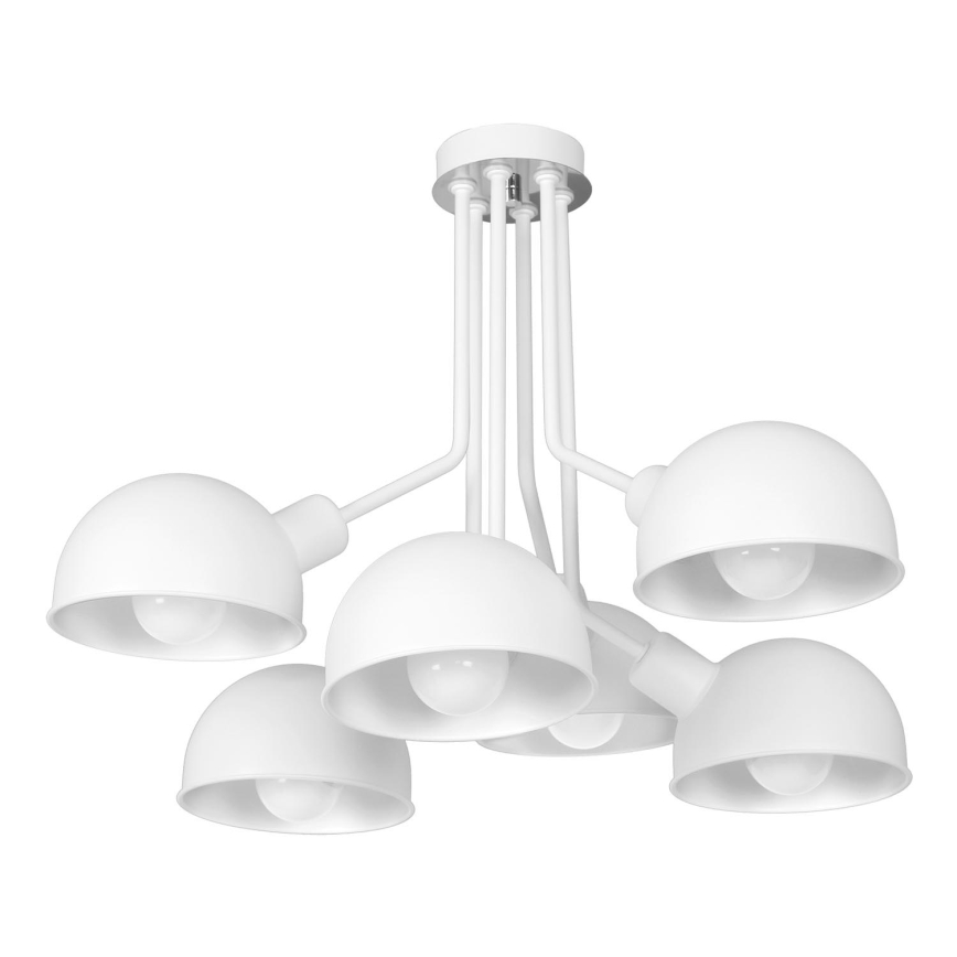 Lámpara de araña colgante DEVIN 6xE27/60W/230V