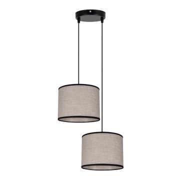 Lámpara de araña con cable NEXO 2xE27/60W/230V Ø 22 cm