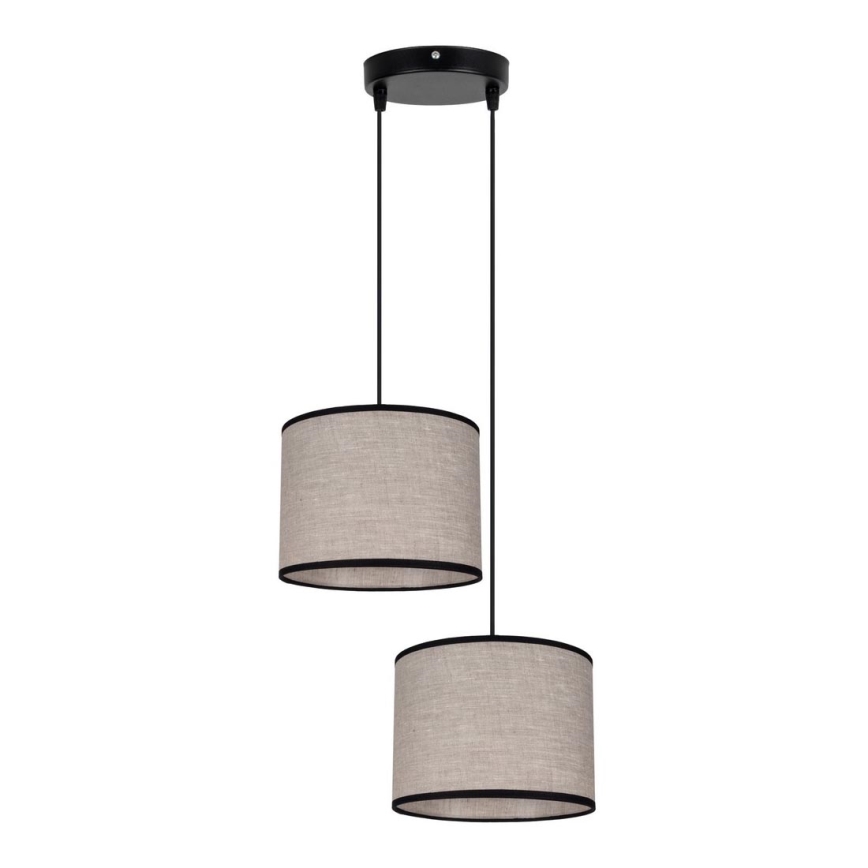 Lámpara de araña con cable NEXO 2xE27/60W/230V Ø 22 cm