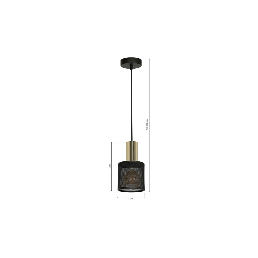 Lámpara de araña de cable ARES 1xE27/60W/230V