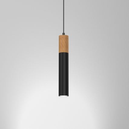 Lámpara de araña de cable CASSA 1xGU10/60W/230V negro