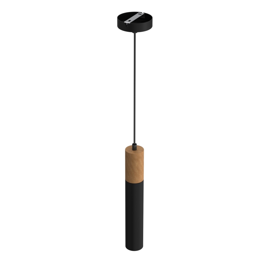 Lámpara de araña de cable CASSA 1xGU10/60W/230V negro